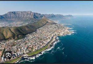 aerial view the capetown